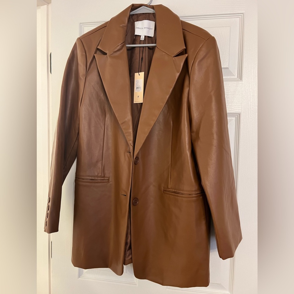 Rebecca Minkoff lambskin blazer